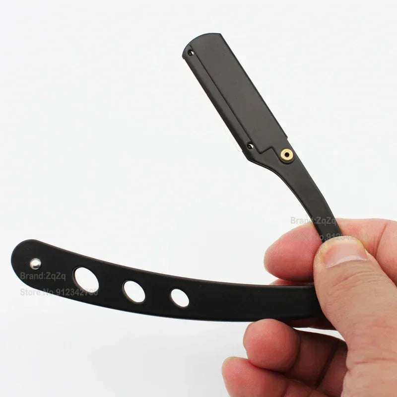 10 Shaving Blades or Straight Edge Razor Haircut Beard Eyebrow Shaving Tool Manual Depilation Razor Hairdresser Trimming