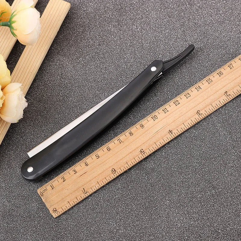 1Pc Straight Razor Edge Stainless Steel Sharp Barber Razor Professional Manual Shaver Shaving Beard Cutter Shaving Tools for Men